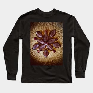 Gold Precious Glass Beads Long Sleeve T-Shirt